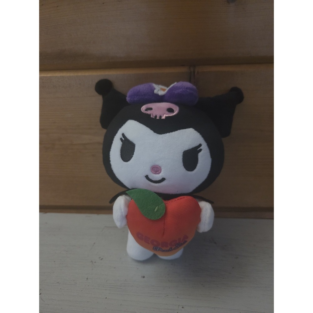 6''‎ Plush Kuromi Georgia Peach [Sanrio x Kinokuniya] Stuffed Animal Plushy F42